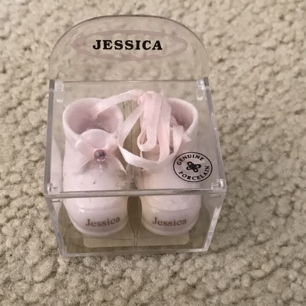 Russ Porcelain Pink Baby Shoes “Jessica” - NEW.
